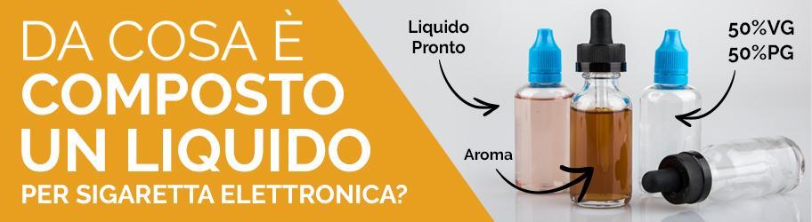 Composizione di un liquido per sigaretta elettronica