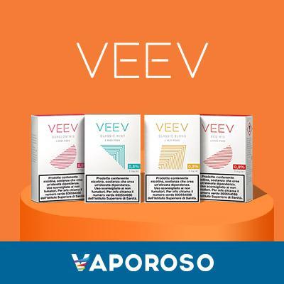 Lancio VEEV Pod 0,8% (9mg/ml)