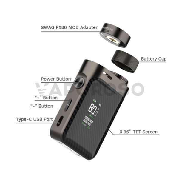Vaporesso SWAG PX80 Box Mod Vaporoso