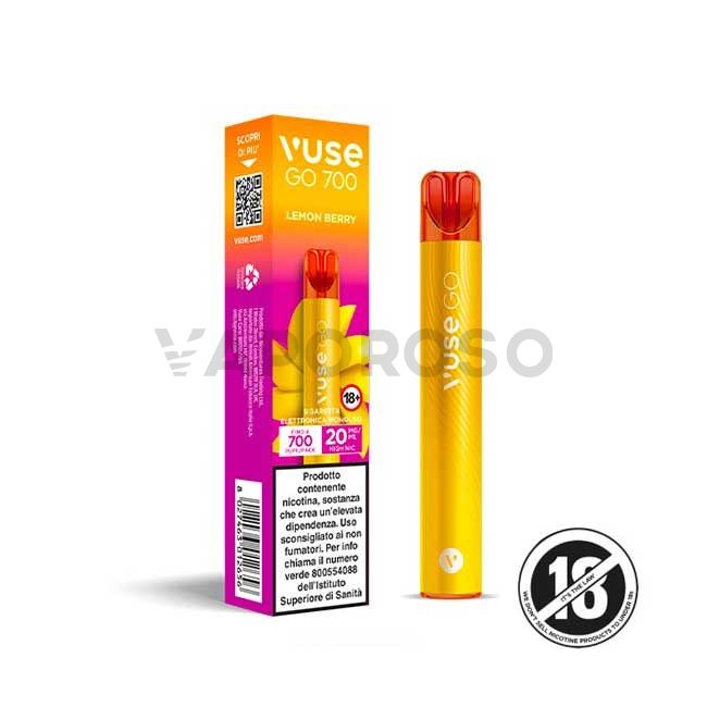 Vuse Go Lemon Berry 700 Puff Usa e Getta Vaporoso