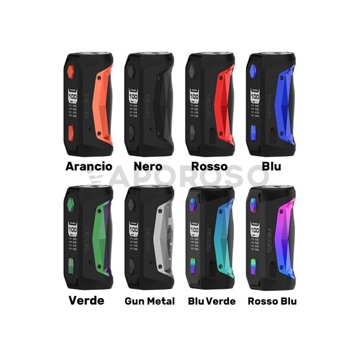 GeekVape Aegis Solo Box MOD 100W - Colori