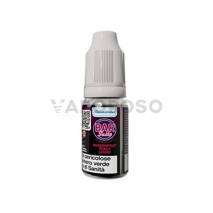 Passionfruit Peach Lemon Aroma Concentrato BAR SALTS Vampire Vape 10ml