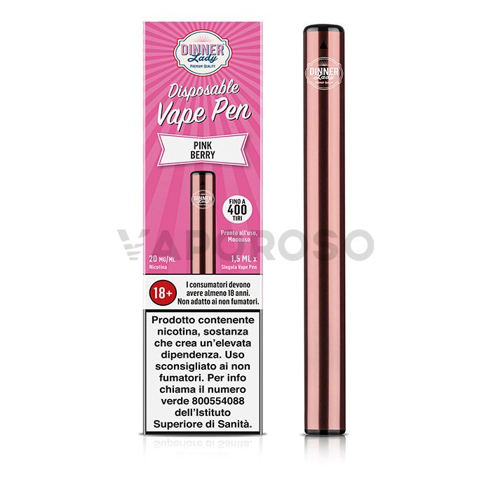 Dinner Lady Pink Berry - Sigaretta Elettronica Usa e Getta
