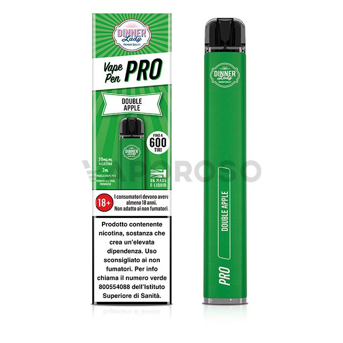 Dinner Lady Double Apple - Vape Pen Pro 20mg