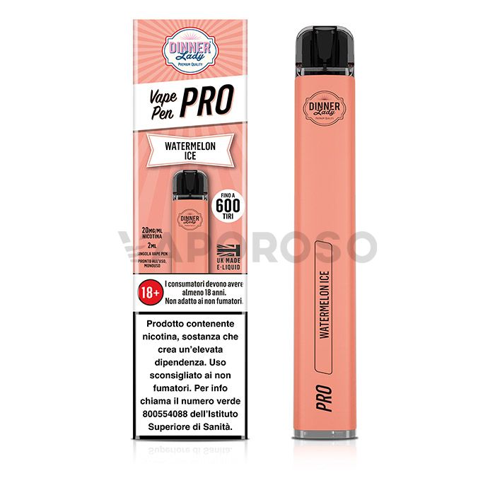 Dinner Lady Vape Pen Pro Watermelon Ice 20mg