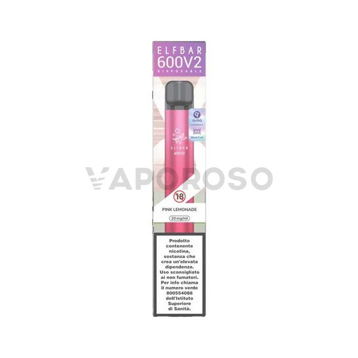 ElfBar 600 V2 Pink Lemonade - 600 Puff - Usa e Getta