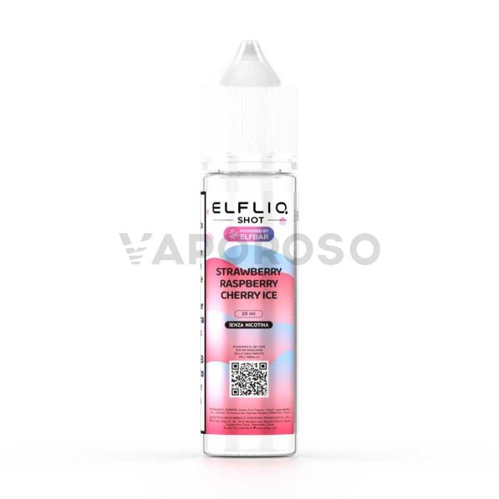 Strawberry Raspberry Cherry Ice  Elfliq Aroma Shot 20ml