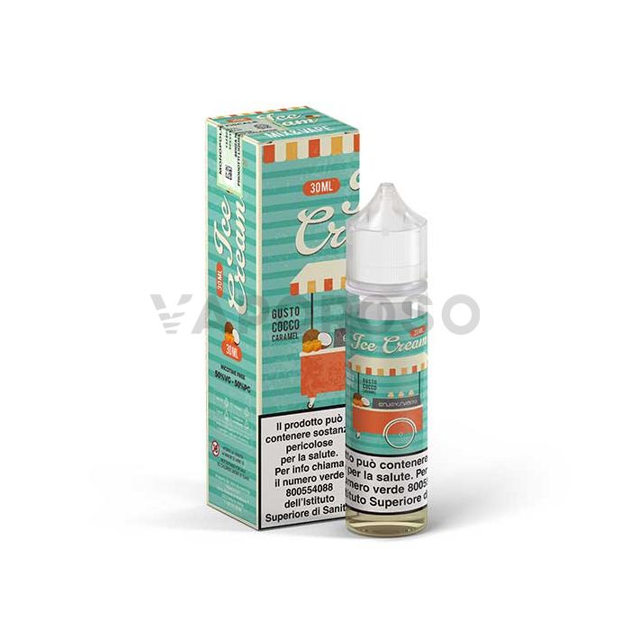 Cocco Caramel Ice Cream Enjoy Svapo Liquido Mix and Vape 30ml