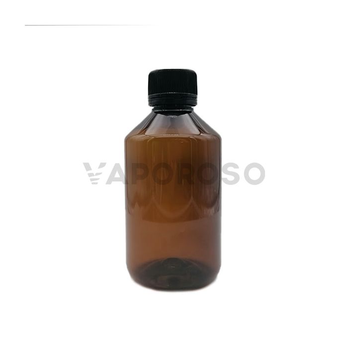 Flacone ambrato in PET da 250ml 