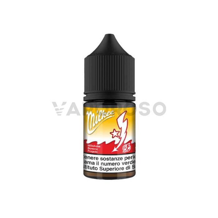 Milkshake Banana Fragola  Milkee High Voltage Flavourart Aroma Mini Shot 10ml
