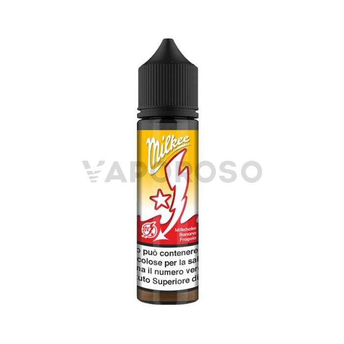Milkshake Banana Fragola Milkee High Voltage FlavourArt Aroma Shot 20ml