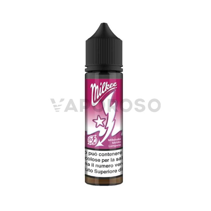 Milkshake Mirtillo Lampone Milkee High Voltage FlavourArt Aroma Shot 20ml