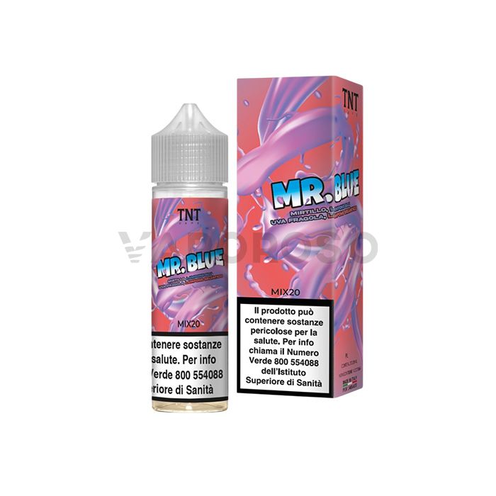 Mr Blue Fruity TNT Vape Liquido Mix and Vape 20ml