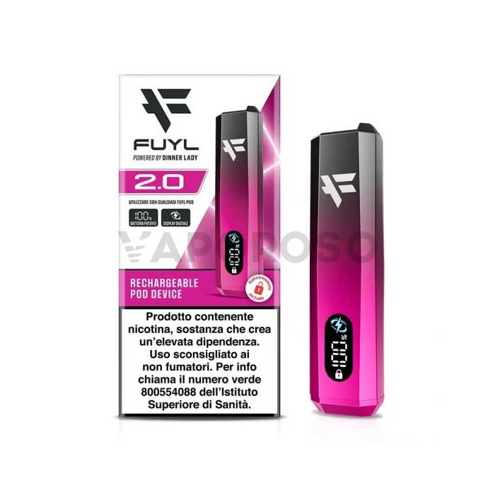 FUYL 2.0 Slim Line Corpo Batteria 780mAh Pink
