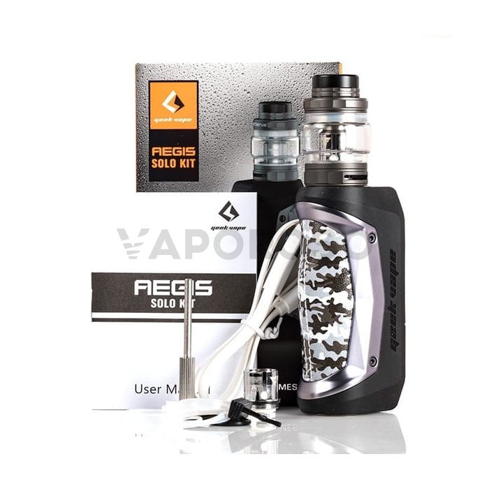 GeekVape Aegis Solo con Cerberus 100W - Confezione