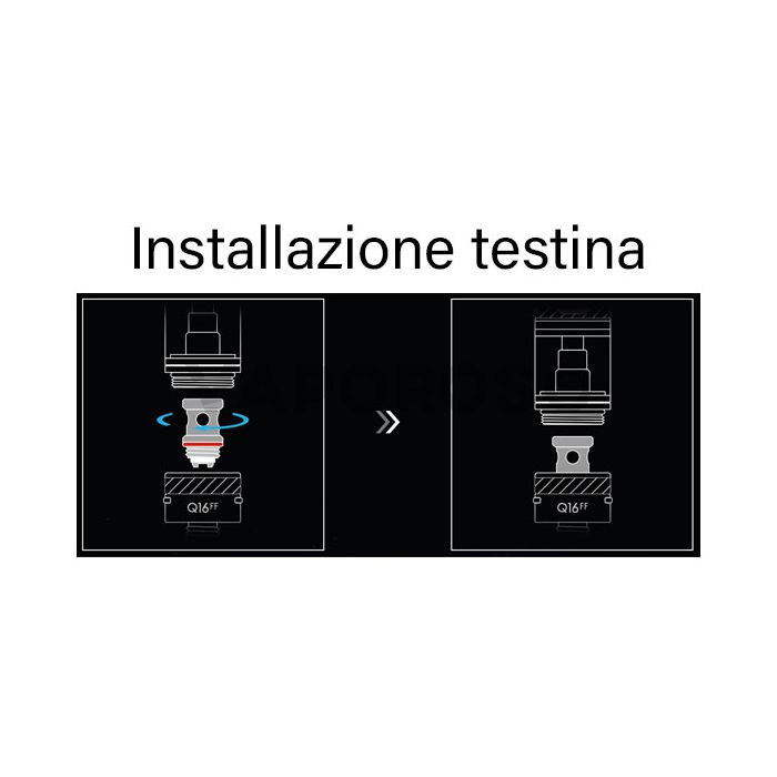 Justfog Q16FF Kit - Testina