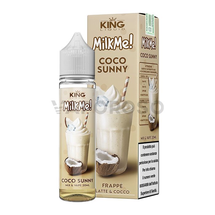 Coco Sunny Linea Milk Me di King Liquid liquido Mix and Vape 20ml