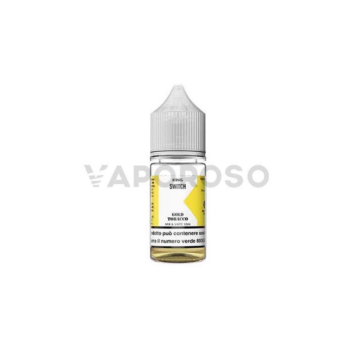 SWITCH Gold Tobacco - King Liquid Liquido Mix and Vape 10ml