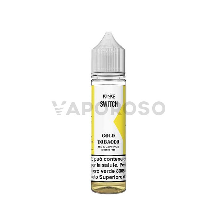 SWITCH Gold Tobacco - King Liquid Liquido Mix and Vape 20ml