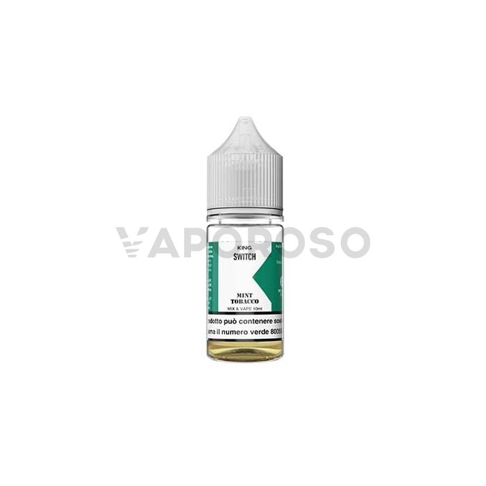 SWITCH Mint Tobacco - King Liquid Liquido Mix and Vape 10ml