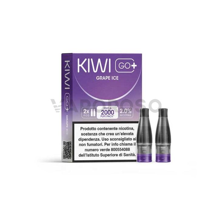 Kiwi GO+ Pod Precaricate Grape Ice
