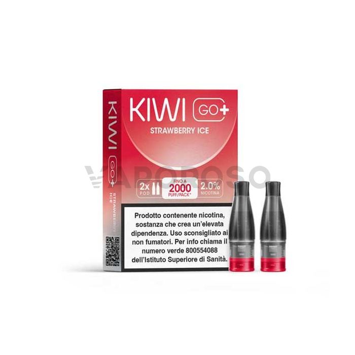 Kiwi GO+ Pod Precaricate Strawberry Ice
