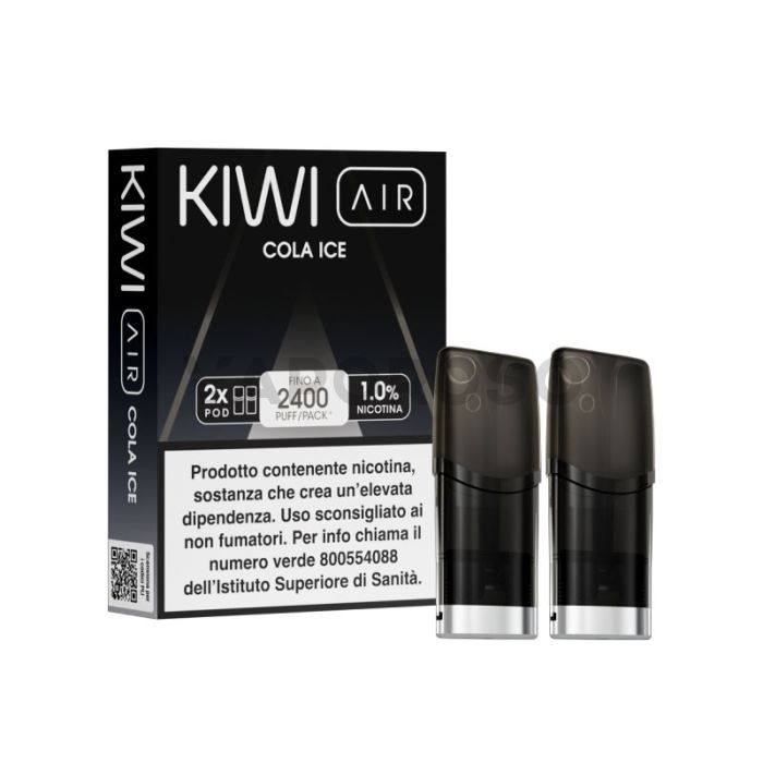 Kiwi Air Pod Precaricate cola Ice Senza Nicotina 2pz