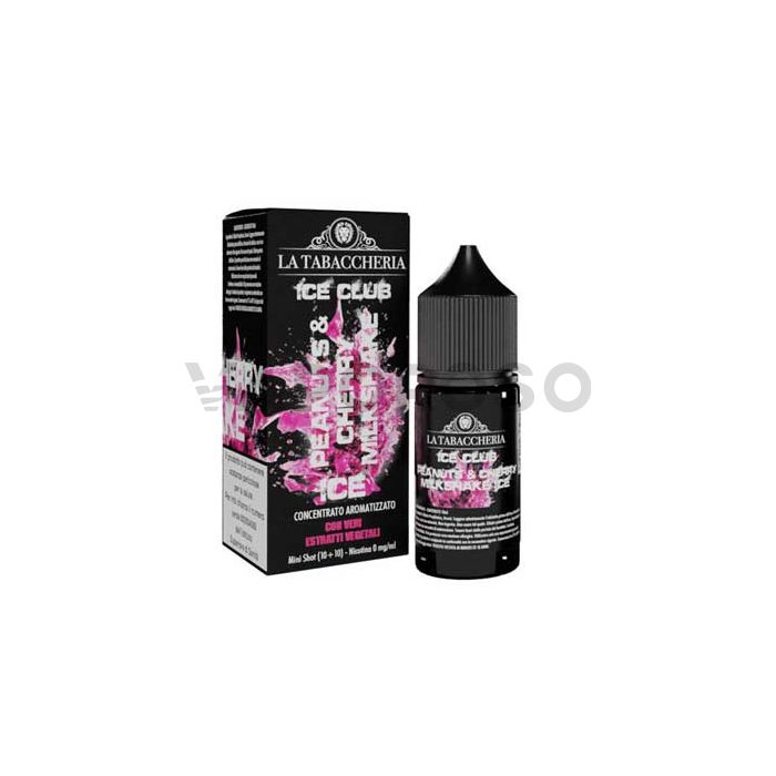 Peanuts and Cherry Milkshake Ice La Tabaccheria Ice Club Aroma Mini Shot 10ml
