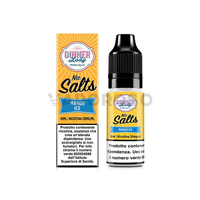 Mango Ice Dinner Lady Nic Salts - Liquido pronto 10ml