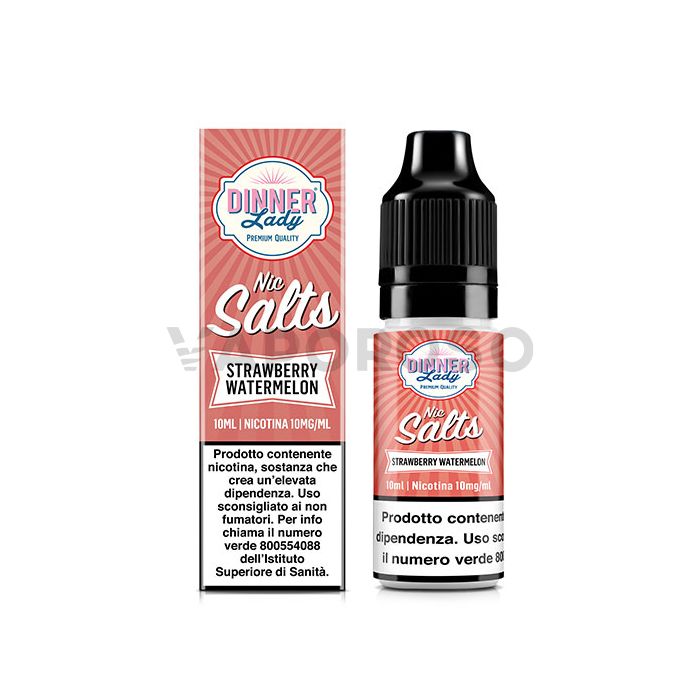 Strawberry Watermelon Dinner Lady Nic Salts - Liquido pronto 10ml