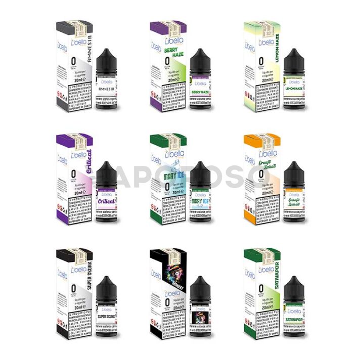 Liquidi Libella Flavour SENZA NICOTINA 20ml
