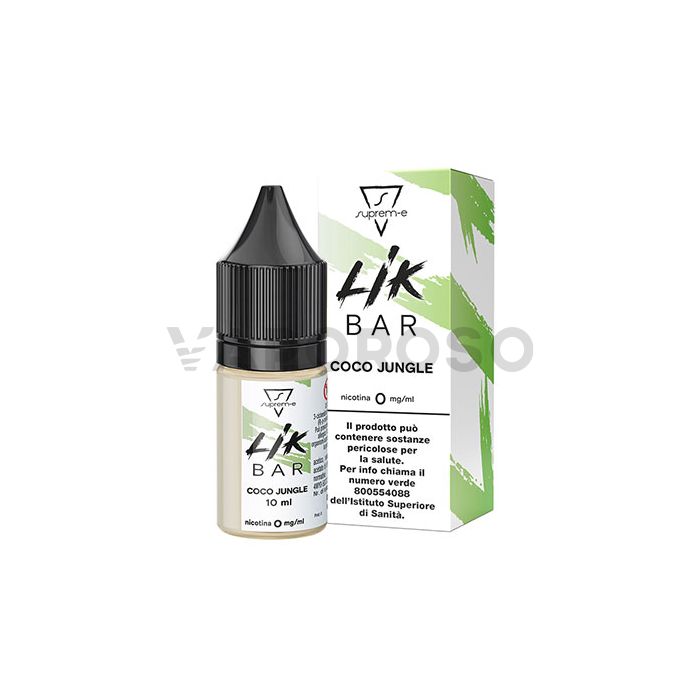 Coco Jungle Lik Bar - Liquido Pronto 10ml - SENZA NICOTINA