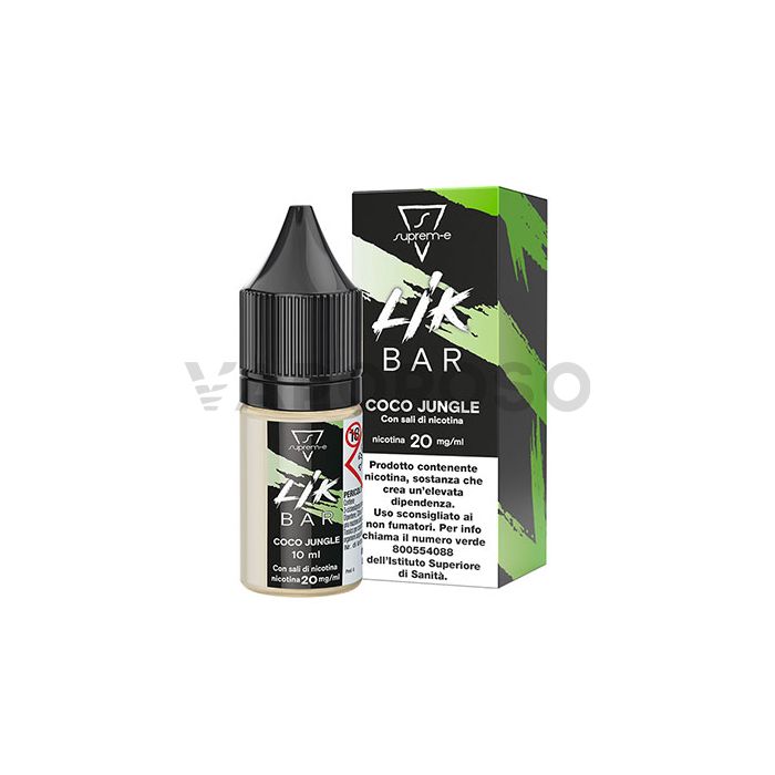 Coco Jungle Lik Bar - Liquido Pronto 10ml - 20mg con sali di nicotina