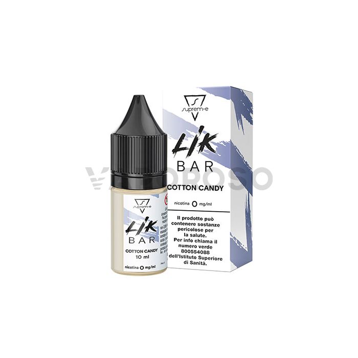 Cotton Candy Lik Bar - Liquido Pronto 10ml - SENZA NICOTINA