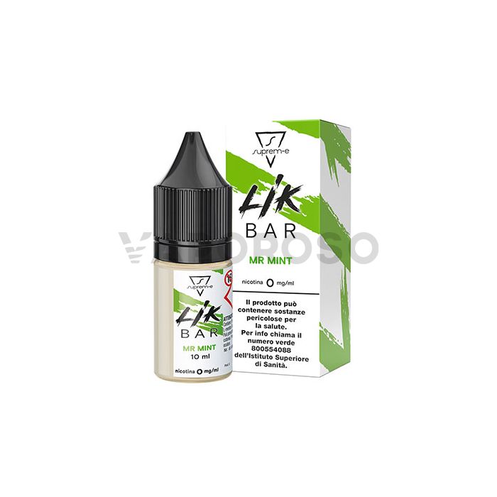 Mr Mint Lik Bar - Liquido Pronto 10ml - SENZA NICOTINA