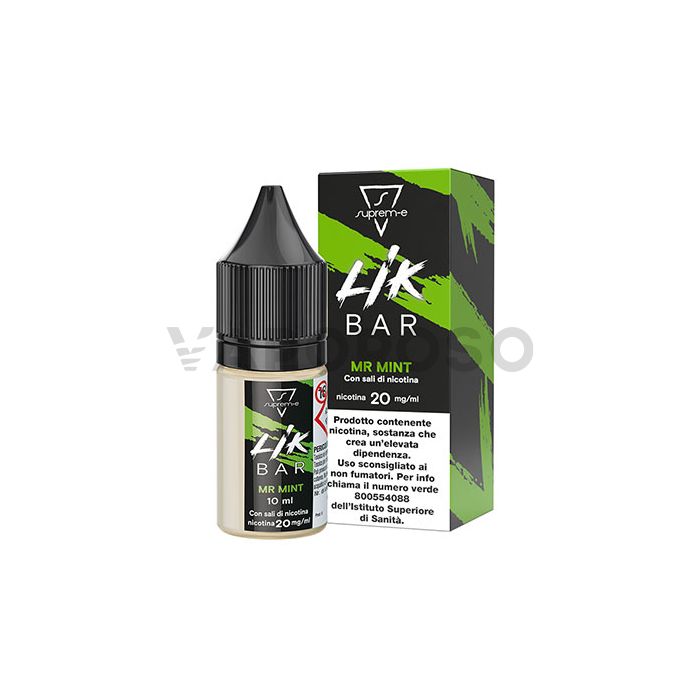 Mr Mint Lik Bar - Liquido Pronto 10ml - 20mg ai sali di nicotina