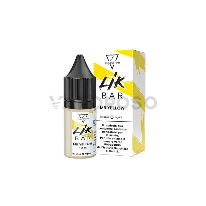 Mr Yellow Lik Bar - Liquido Pronto 10ml - SENZA NICOTINA
