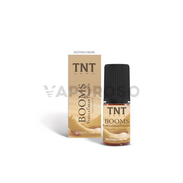 Booms VCT Vanilla Cream Tobacco TNT Vape - Liquido pronto 10ml