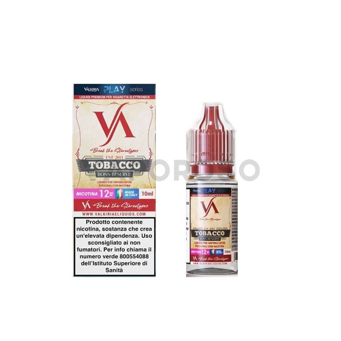 Boss Reserve Tobacco Valkiria - Liquido Pronto 10ml - Vaporoso