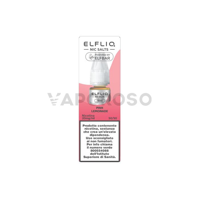 ElfLiq Pink Lemonade Liquido Pronto 10ml - Gusto Elfbar