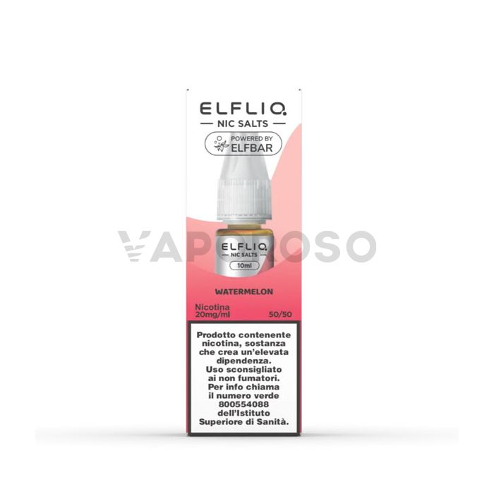 ElfLiq Watermelon Liquido Pronto 10ml - Gusto Elfbar
