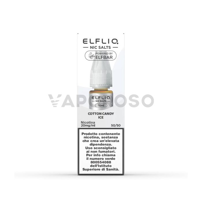 ElfLiq Cotton Candy Ice Liquido Pronto 10ml - Gusto Elfbar