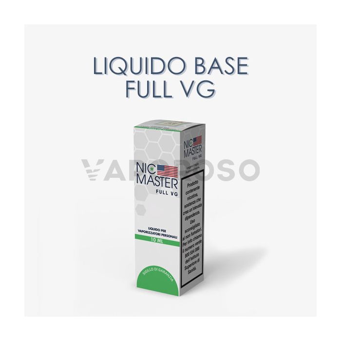 Liquido Base Nic Master FULL VG 10ml 