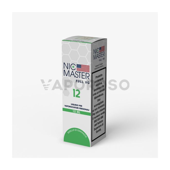 Liquido Base Nic Master FULL VG 10ml -12 mg