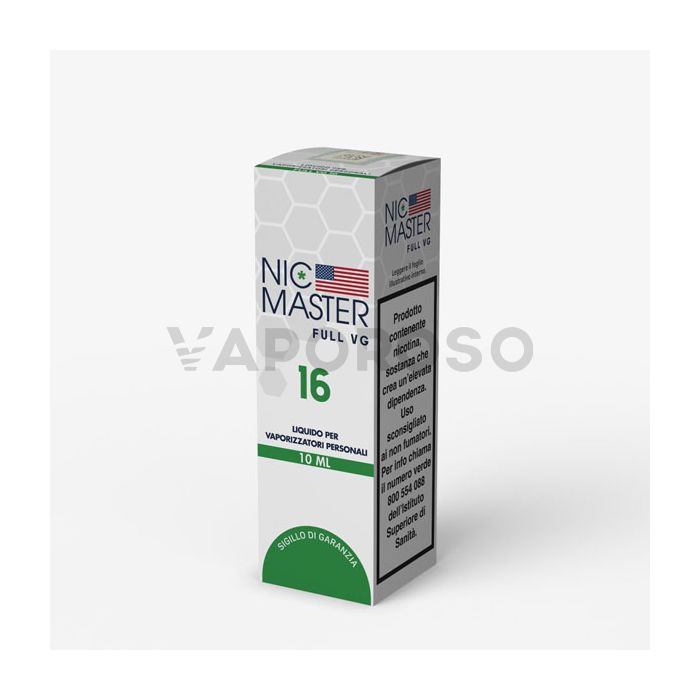 Liquido Base Nic Master FULL VG 10ml -16 mg