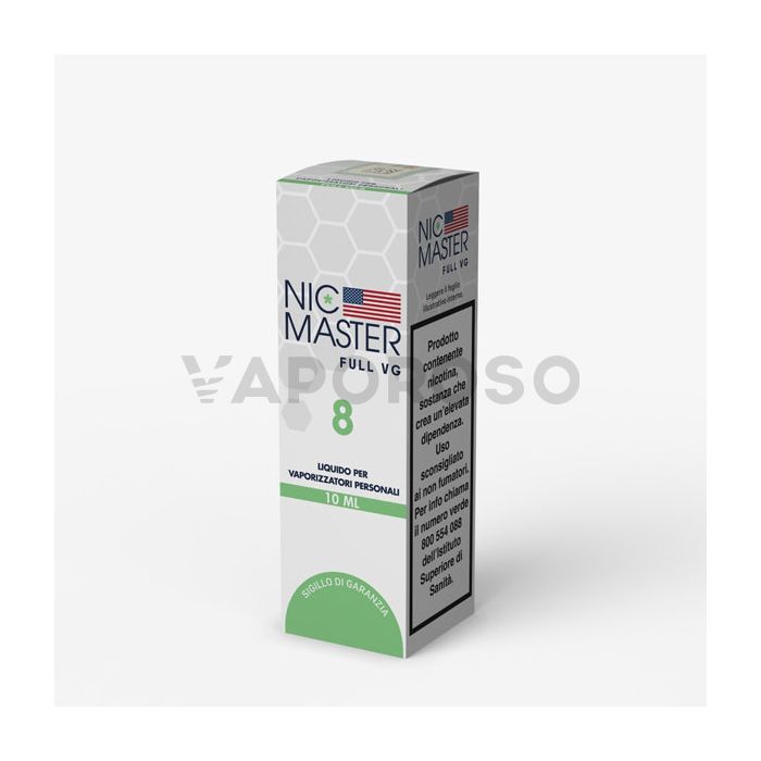 Liquido Base Nic Master FULL VG 10ml -8 mg