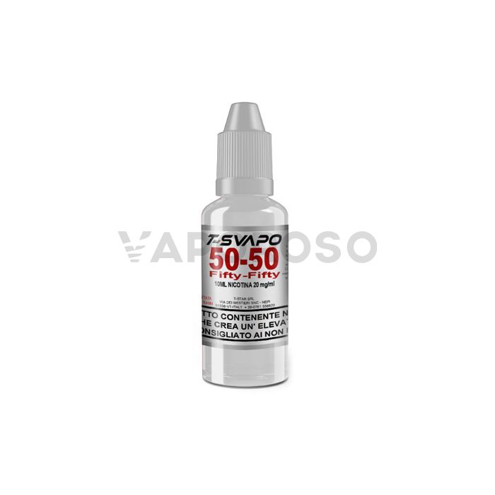 Liquido Base Neutra T-Svapo 50/50 con Nicotina 18mg in flacone da 10ml TPD