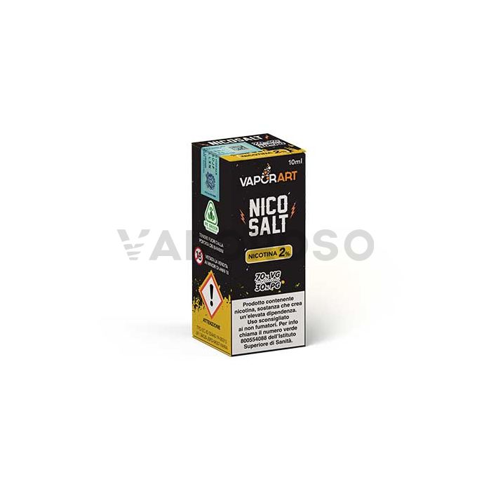 Liquido Base Vaporart NICO SALT 70/30 20mg con sali di nicotina.