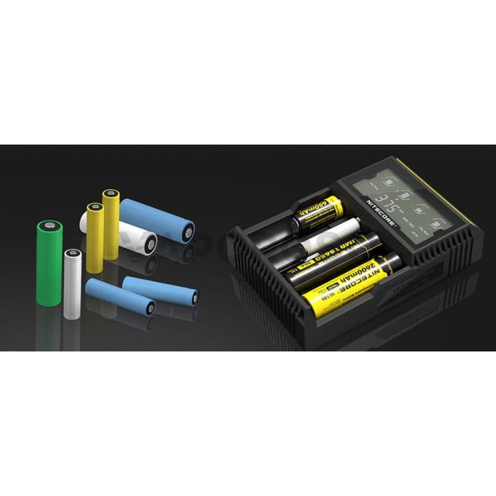 Nitecore Digicharger D4 - batterie compatibili