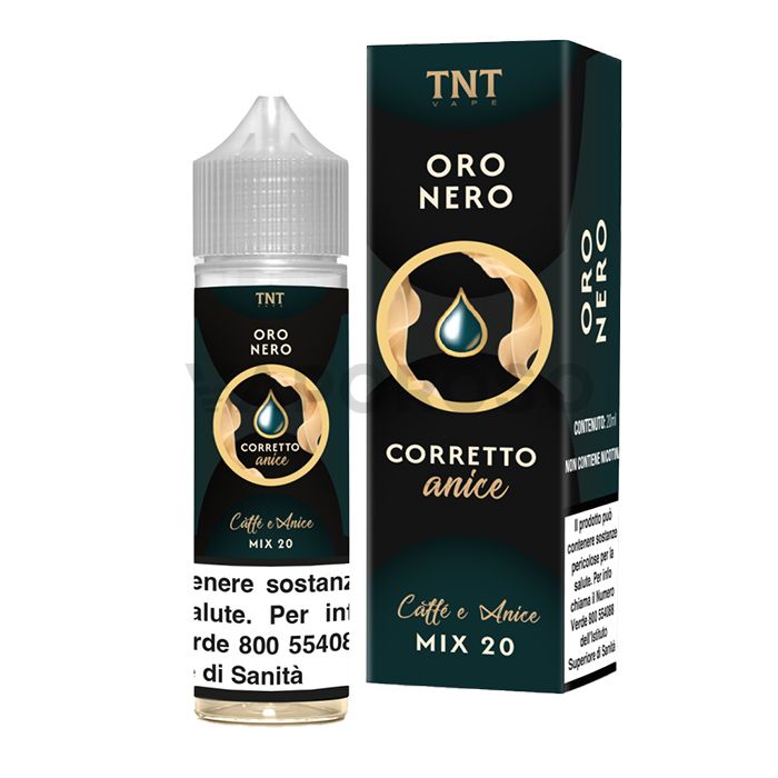 Caffè Corretto Anice Oro Nero TNT Vape Liquido Mix and Vape 20ml